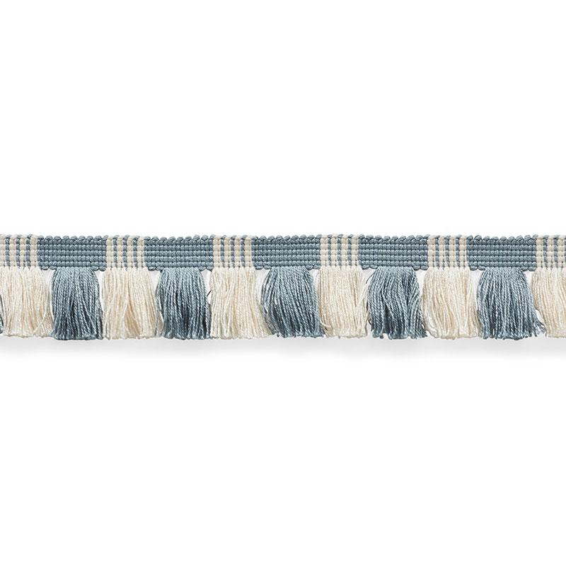 Schumacher Sky & Ivory Juno Fringe