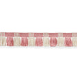 Schumacher Pink & Ivory Juno Fringe