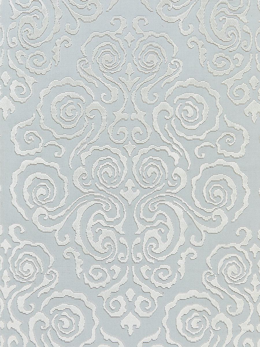 Scalamandre Cirrus Velvet Damask Mist Fabric