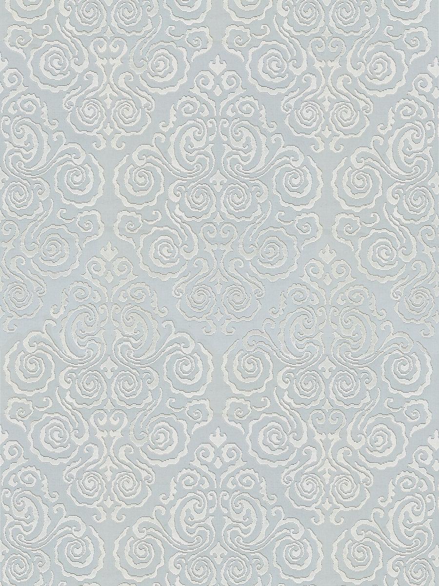 Scalamandre Cirrus Velvet Damask Mist Fabric