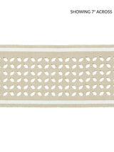 Scalamandre Cassis Laser Cut Tape Linen Trim