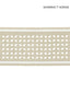 Scalamandre Cassis Laser Cut Tape Linen Trim