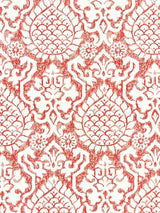 Scalamandre Surat Embroidery Coral Fabric