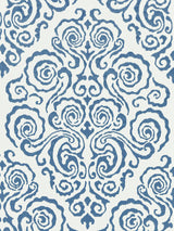 Scalamandre Cirrus Velvet Damask Morning Glory Fabric