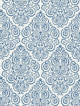 Scalamandre Cirrus Velvet Damask Morning Glory Fabric