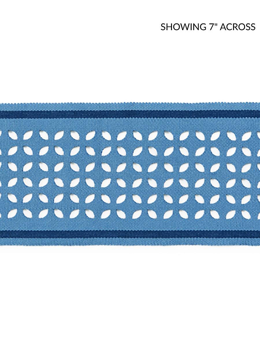 Scalamandre Cassis Laser Cut Tape Blue Jay Trim
