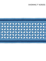 Scalamandre Cassis Laser Cut Tape Blue Jay Trim