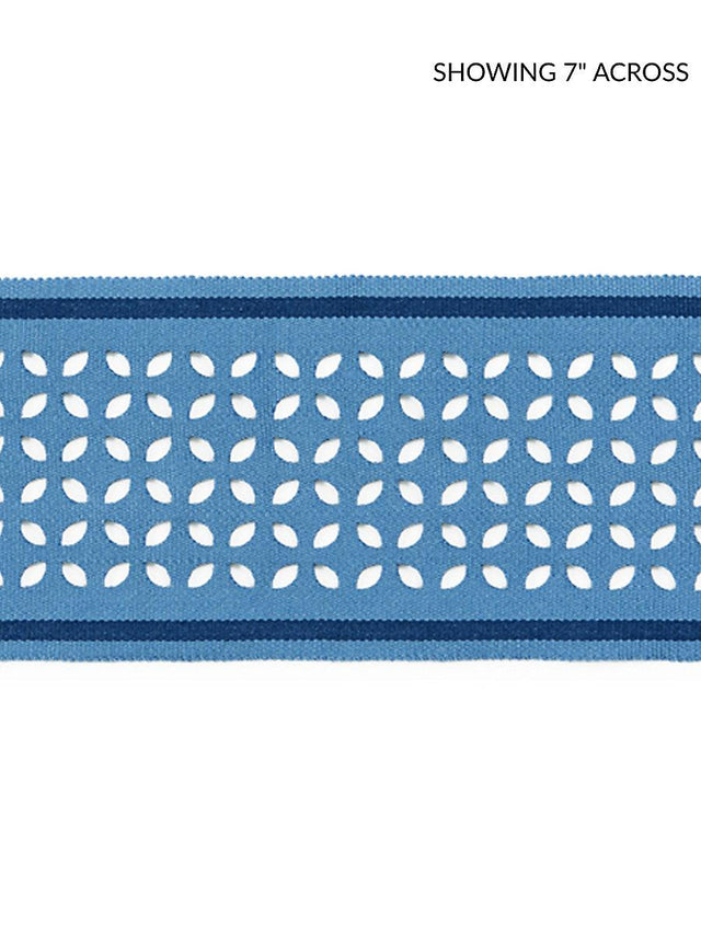 Scalamandre Cassis Laser Cut Tape Blue Jay Trim