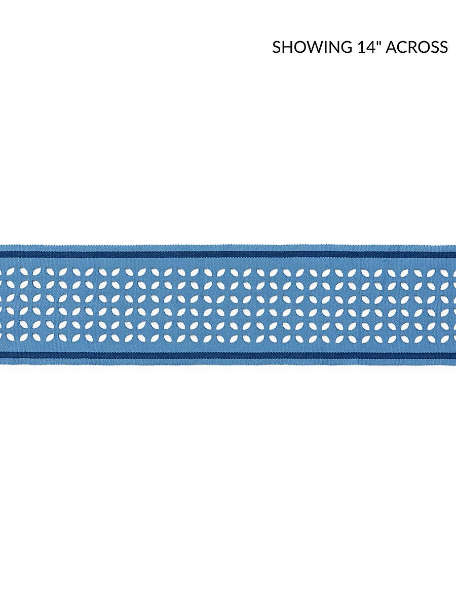 Scalamandre Cassis Laser Cut Tape Blue Jay Trim