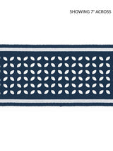 Scalamandre Cassis Laser Cut Tape Navy Trim