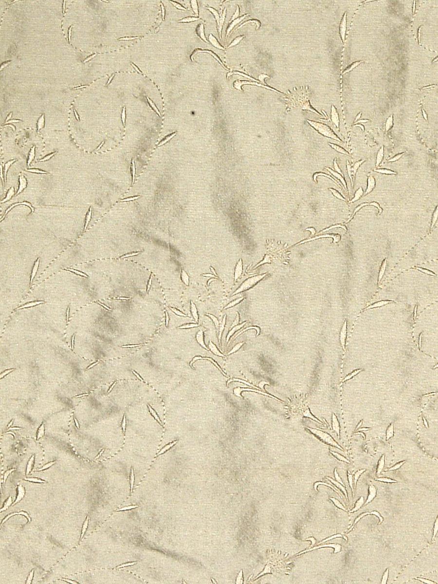 Scalamandre Honeysuckle Embroidery Ivory Fabric