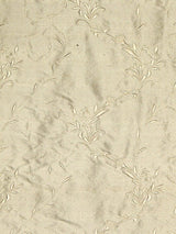 Scalamandre Honeysuckle Embroidery Ivory Fabric
