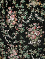 Scalamandre La Belle Jardiniere Black Cerise Fabric