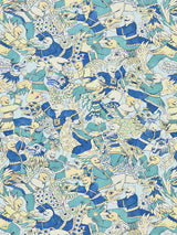 Scalamandre Dragon Dance Summer Sage Fabric