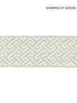 Scalamandre Labyrinth Embroidered Tape Sand Trim