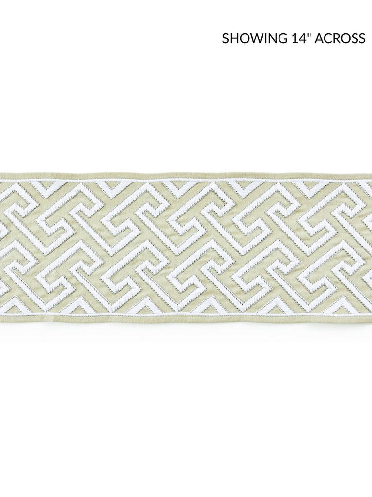 Scalamandre Labyrinth Embroidered Tape Sand Trim