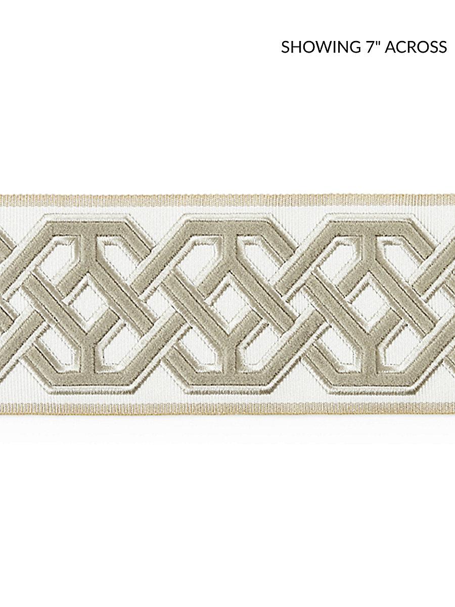 Scalamandre Beaufort Velvet Tape Linen Trim