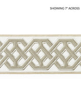 Scalamandre Beaufort Velvet Tape Linen Trim