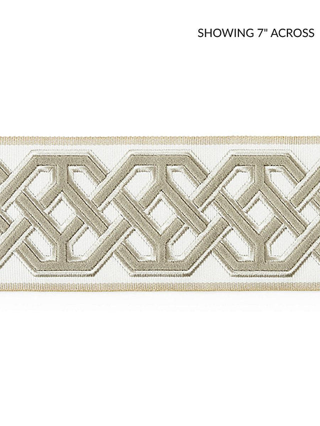 Scalamandre Beaufort Velvet Tape Linen Trim
