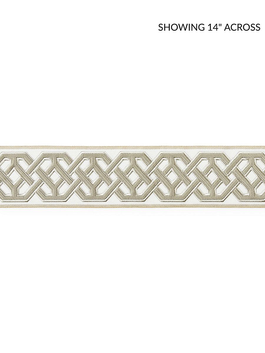 Scalamandre Beaufort Velvet Tape Linen Trim