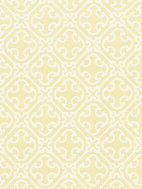 Scalamandre Ailin Lattice Weave Canary Fabric