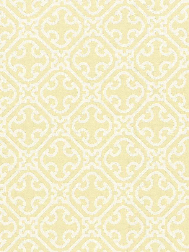 Scalamandre Ailin Lattice Weave Canary Fabric