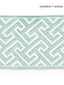 Scalamandre Labyrinth Embroidered Tape Aquamarine Trim