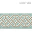 Scalamandre Beaufort Velvet Tape Aquamarine Trim