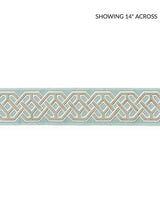 Scalamandre Beaufort Velvet Tape Aquamarine Trim