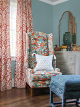 Scalamandre Dragon Dance Porcelain Fabric