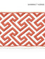 Scalamandre Labyrinth Embroidered Tape Coral Trim