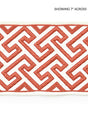 Scalamandre Labyrinth Embroidered Tape Coral Trim