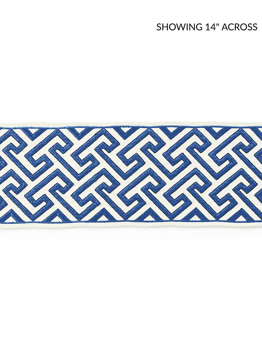Scalamandre Labyrinth Embroidered Tape Porcelain Trim