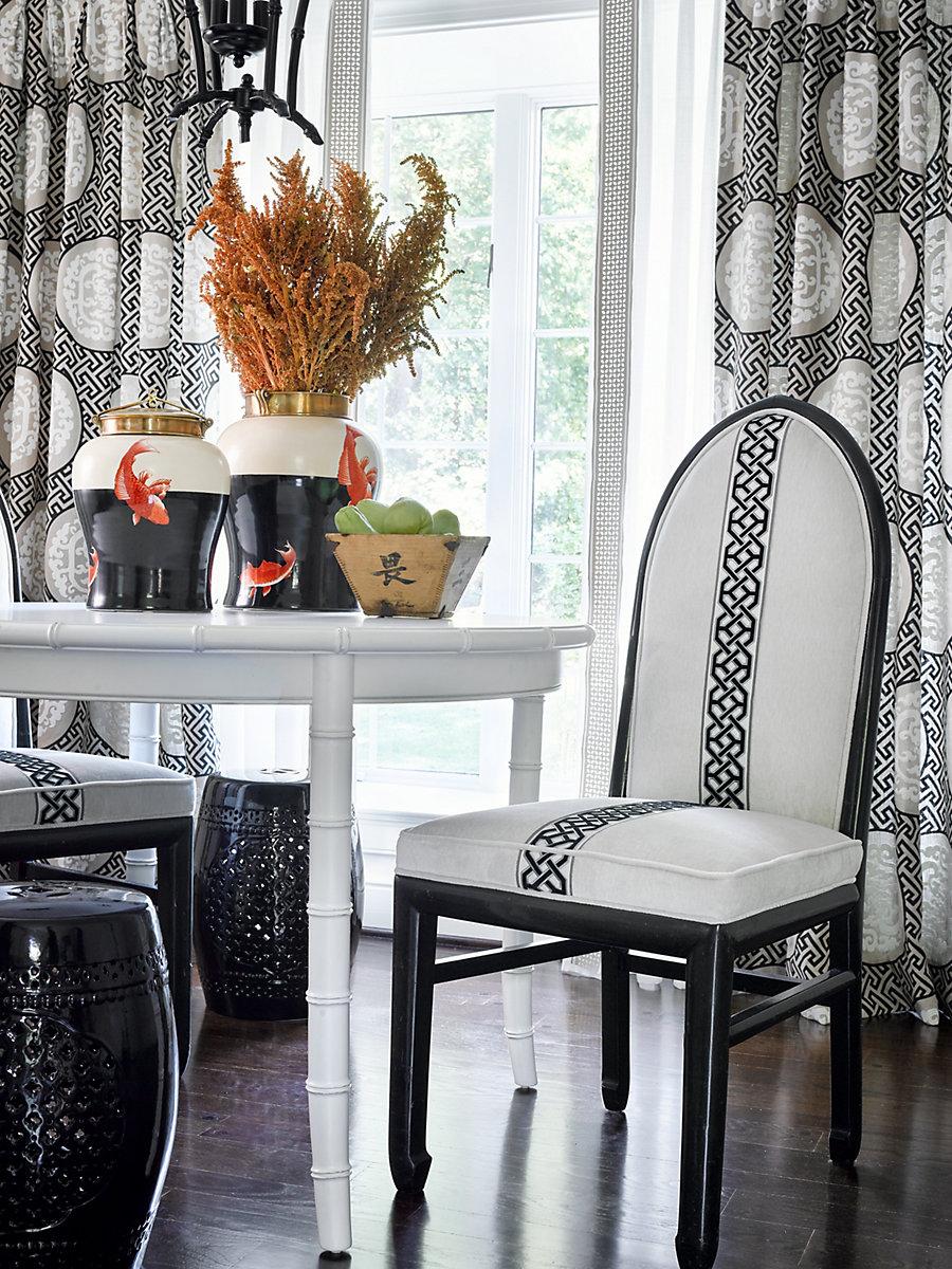 Scalamandre Beaufort Velvet Tape Noir Trim