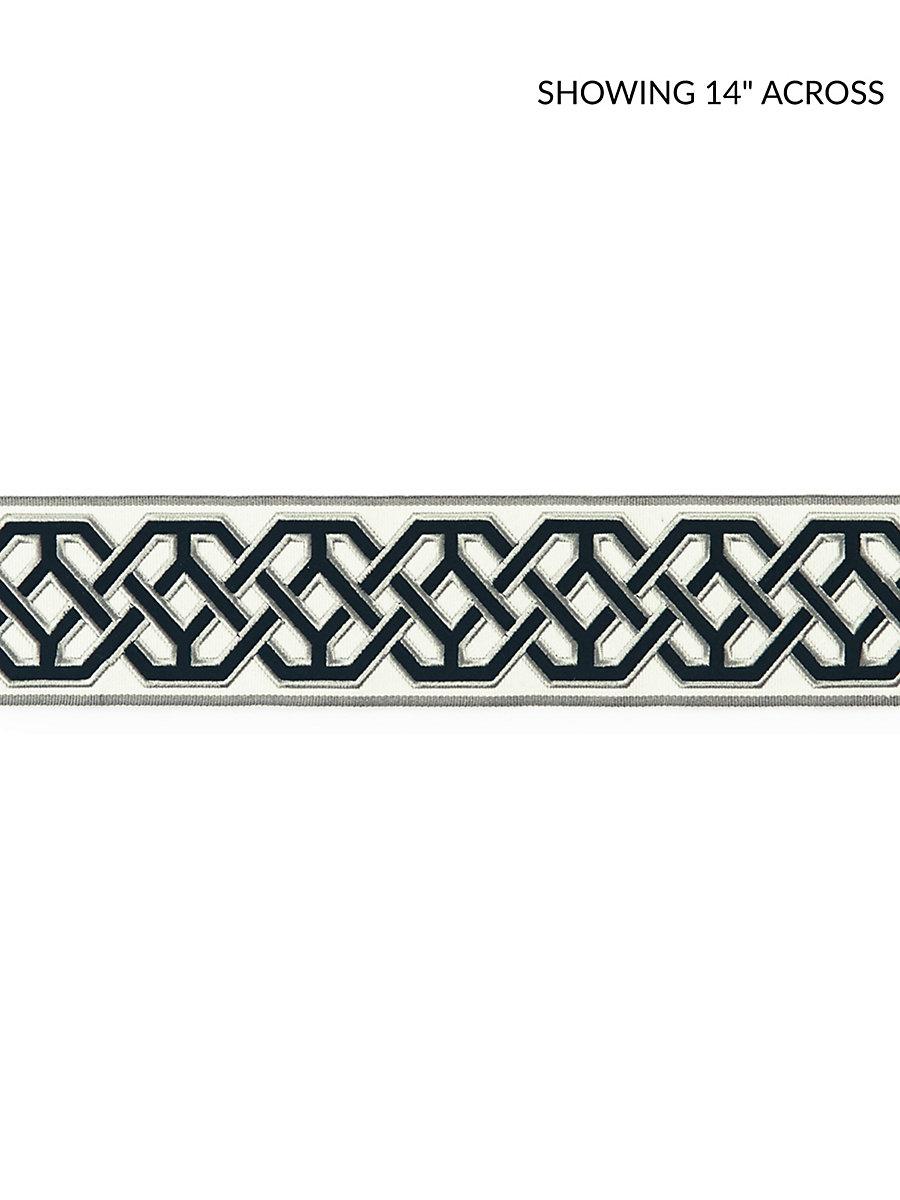 Scalamandre Beaufort Velvet Tape Noir Trim