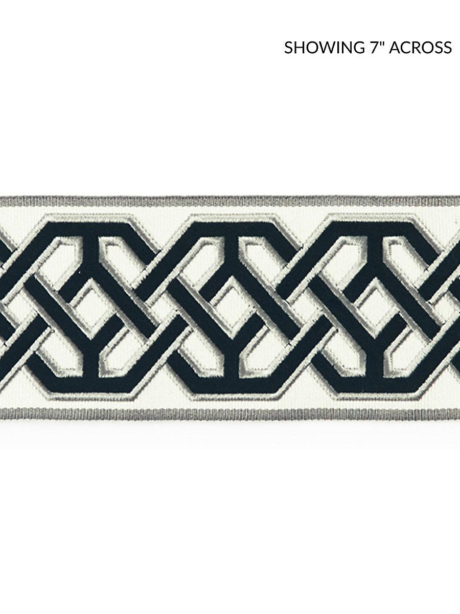 Scalamandre Beaufort Velvet Tape Noir Trim