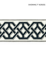 Scalamandre Beaufort Velvet Tape Noir Trim