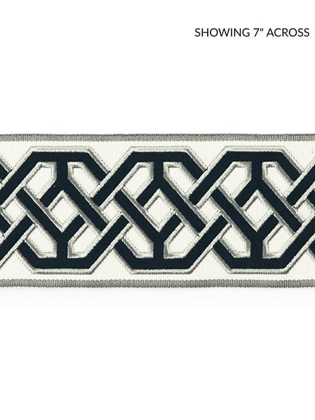 Scalamandre Beaufort Velvet Tape Noir Trim