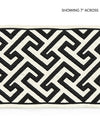 Scalamandre Labyrinth Embroidered Tape Noir Trim