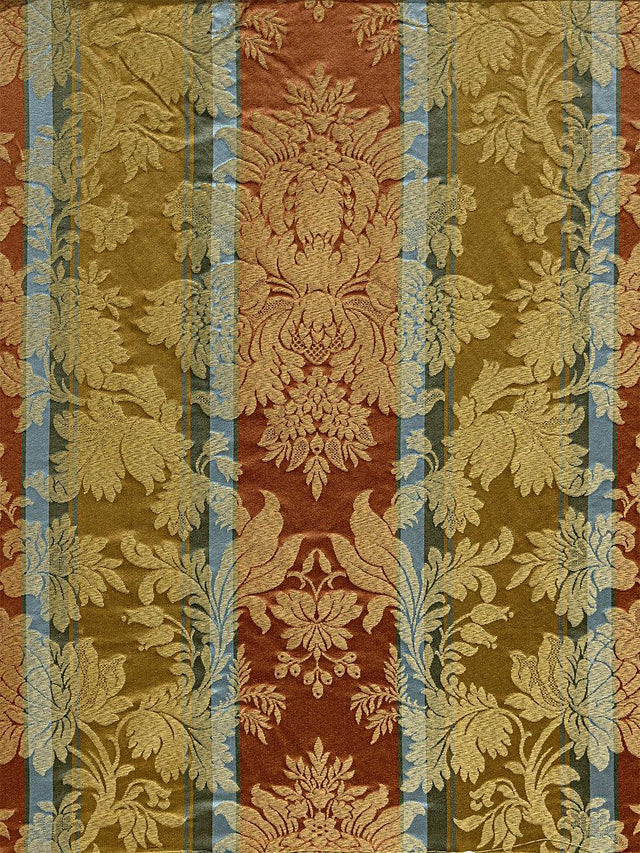 Old World Weavers Urbino Imberline Gold Multi Fabric