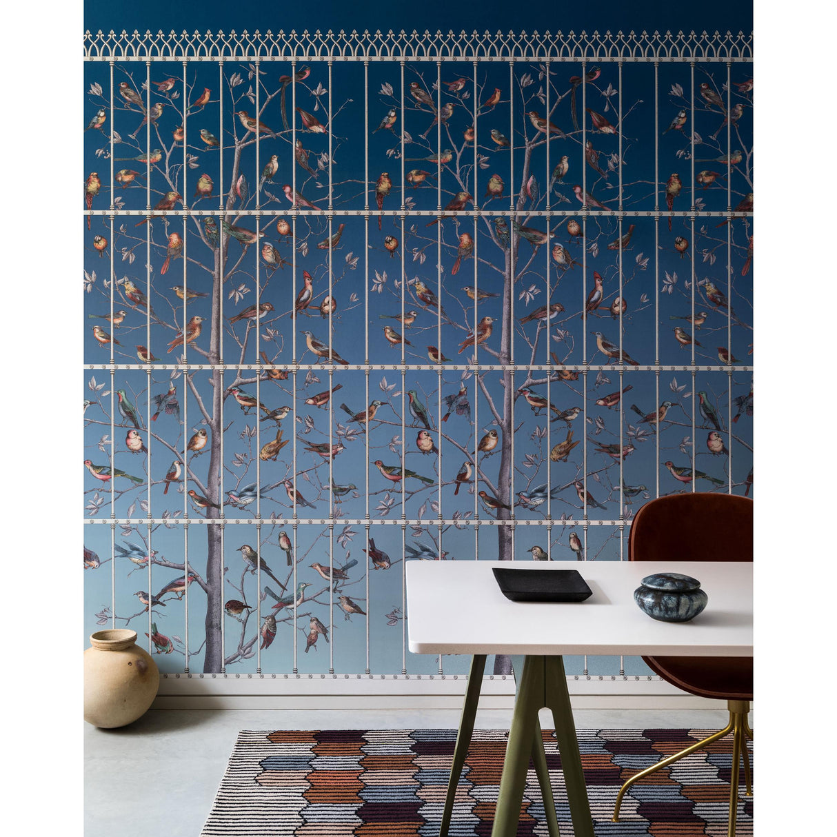 Cole & Son UCCELLI HYACINTH Wallpaper