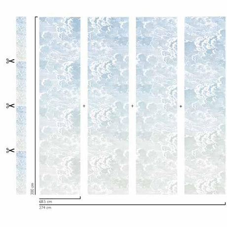 Cole & Son NUVOLE AL TRAMONTO DAWN Wallpaper