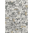 Cole & Son MEDITERRANEA WHITE & METALLIC Wallpaper