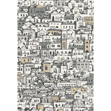 Cole & Son MEDITERRANEA WHITE & METALLIC Wallpaper