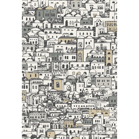 Cole & Son MEDITERRANEA WHITE & METALLIC Wallpaper