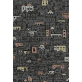Cole & Son MEDITERRANEA CHARCOAL & METALLIC Wallpaper