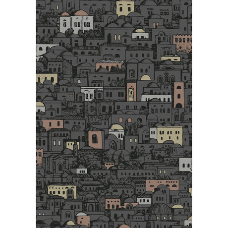 Cole & Son MEDITERRANEA CHARCOAL & METALLIC Wallpaper
