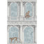 Cole & Son PROCURATIE CON VISTA STONE & POWDER BLUE Wallpaper