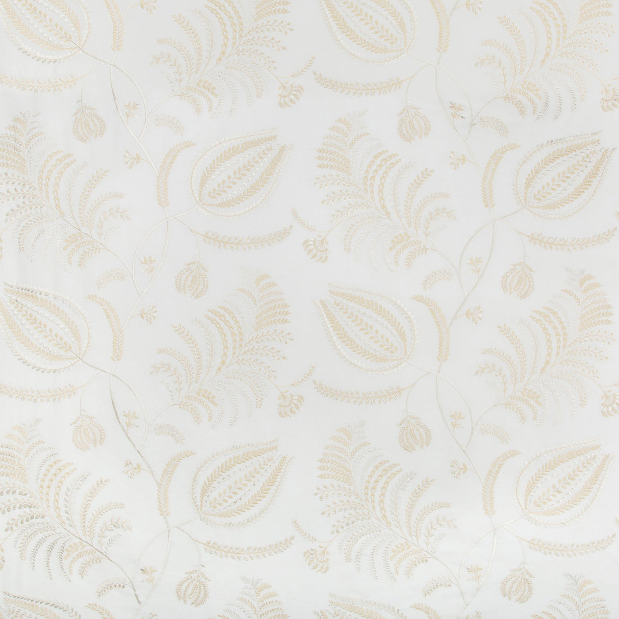 Lee Jofa PALMERO EMB IVORY/BEIGE Fabric