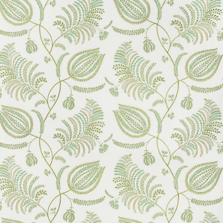 Lee Jofa Palmero Emb Ivory/Leaf Fabric